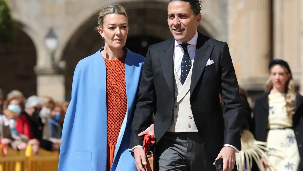 Marta Ortega y Carlos Torretta en la boda de Álvaro Falcó e Isabelle Junot