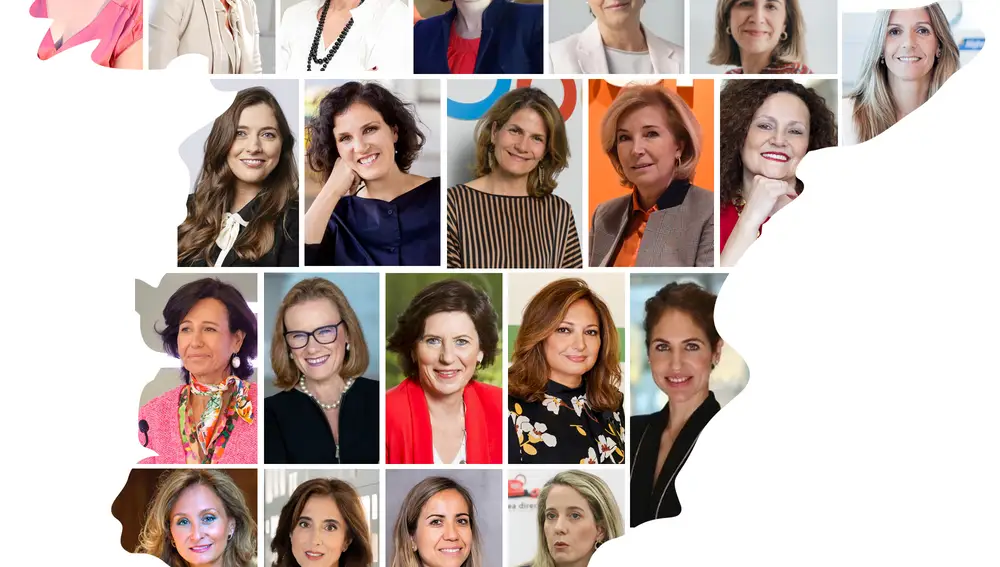 Mujeres españolas al cargo de importantes empresas