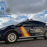 Un vehículo de la Policía Nacional