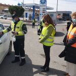 La delegada del Gobierno, Virginia Barcones, durante la presentación de la campaña en Segovia