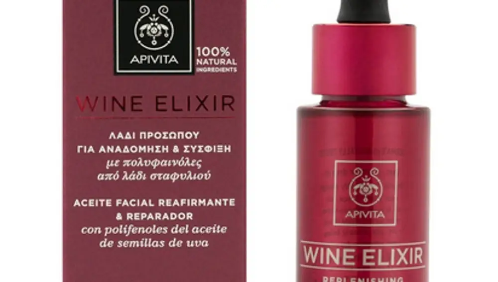Elixir aceite facial Apivita Wine