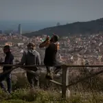 Vistas de Barcelona desde el Mirador de Montbau