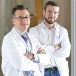 Los doctores Pablo Guisado y José Aguareles