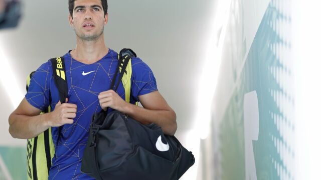 Carlos Alcaraz ya se encuentra en Montecarlo para competir en el primer Masters 1.000 de la temporada sobre tierra batida