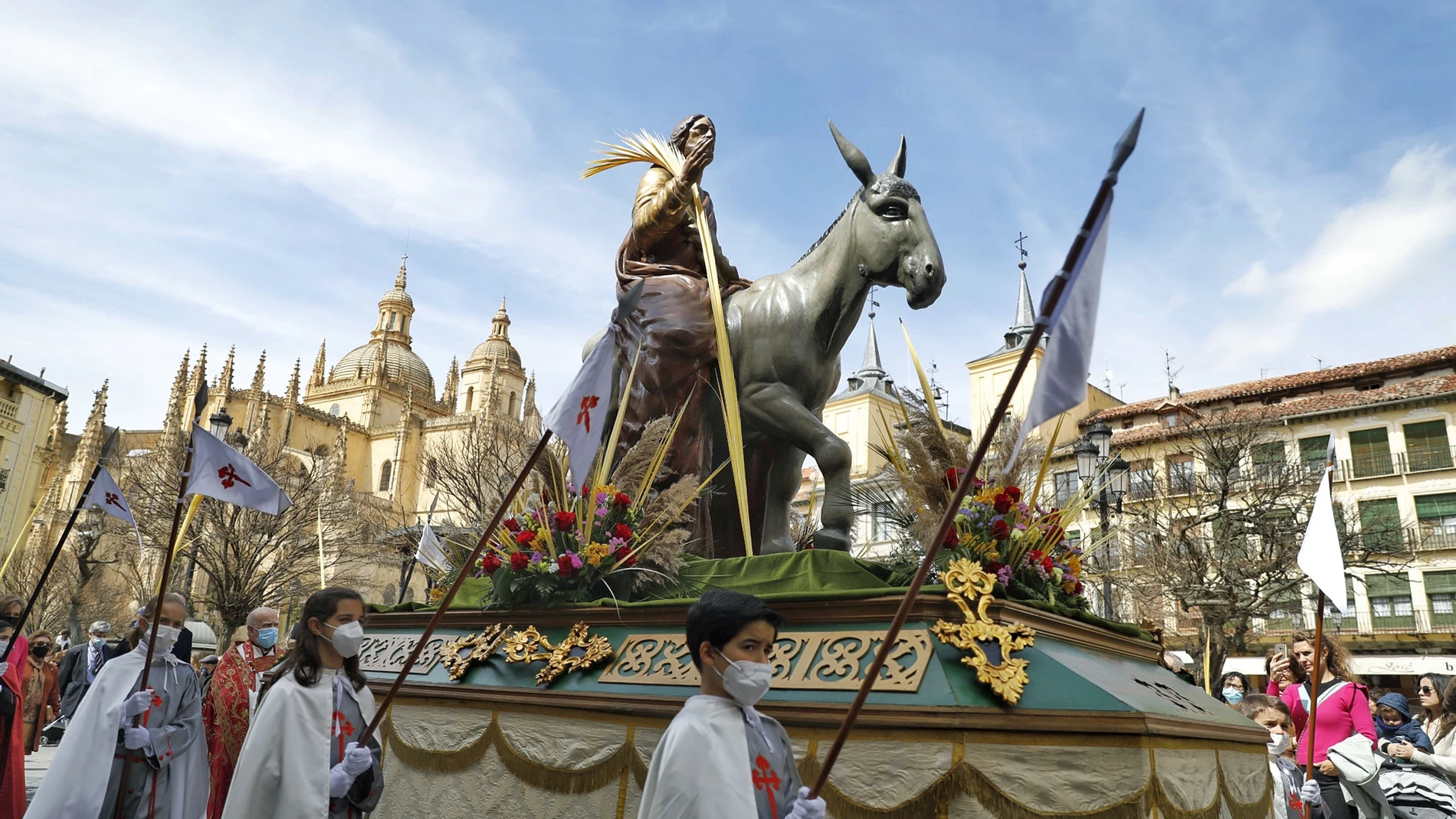 Procesión del Domingo de Ramos en Segovia