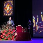 Vicente Díez durante el Pregón de la Semana Santa zamorana