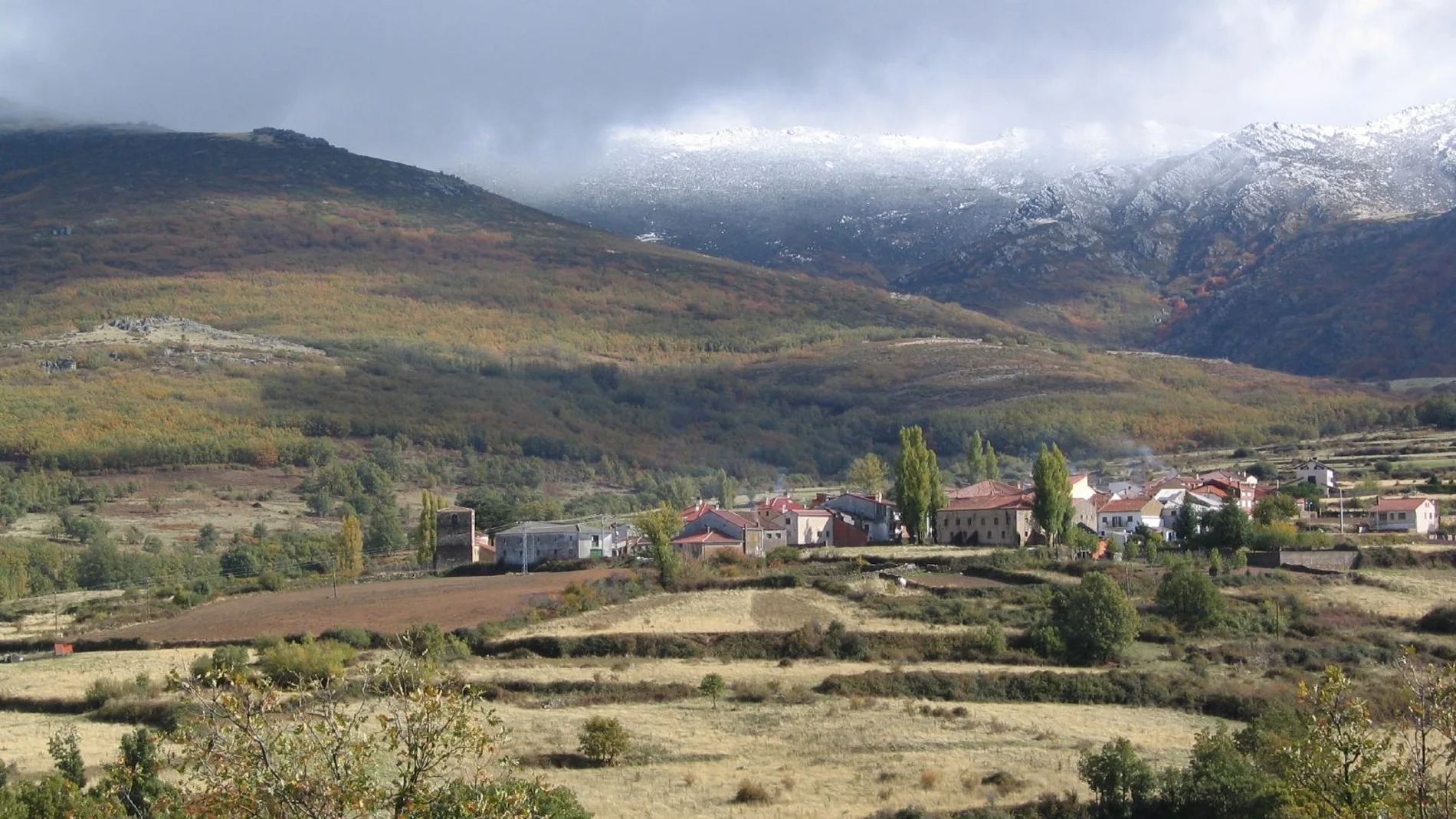 Panorámica de la localidad segoviana de Riofrío de Riaza, donde se ha producido este suceso