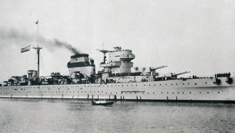 El “Baleares” fue botado en Ferrol el 20 de abril de 1932