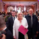 La candidata a la presidencia de Francia Marine Le Pen