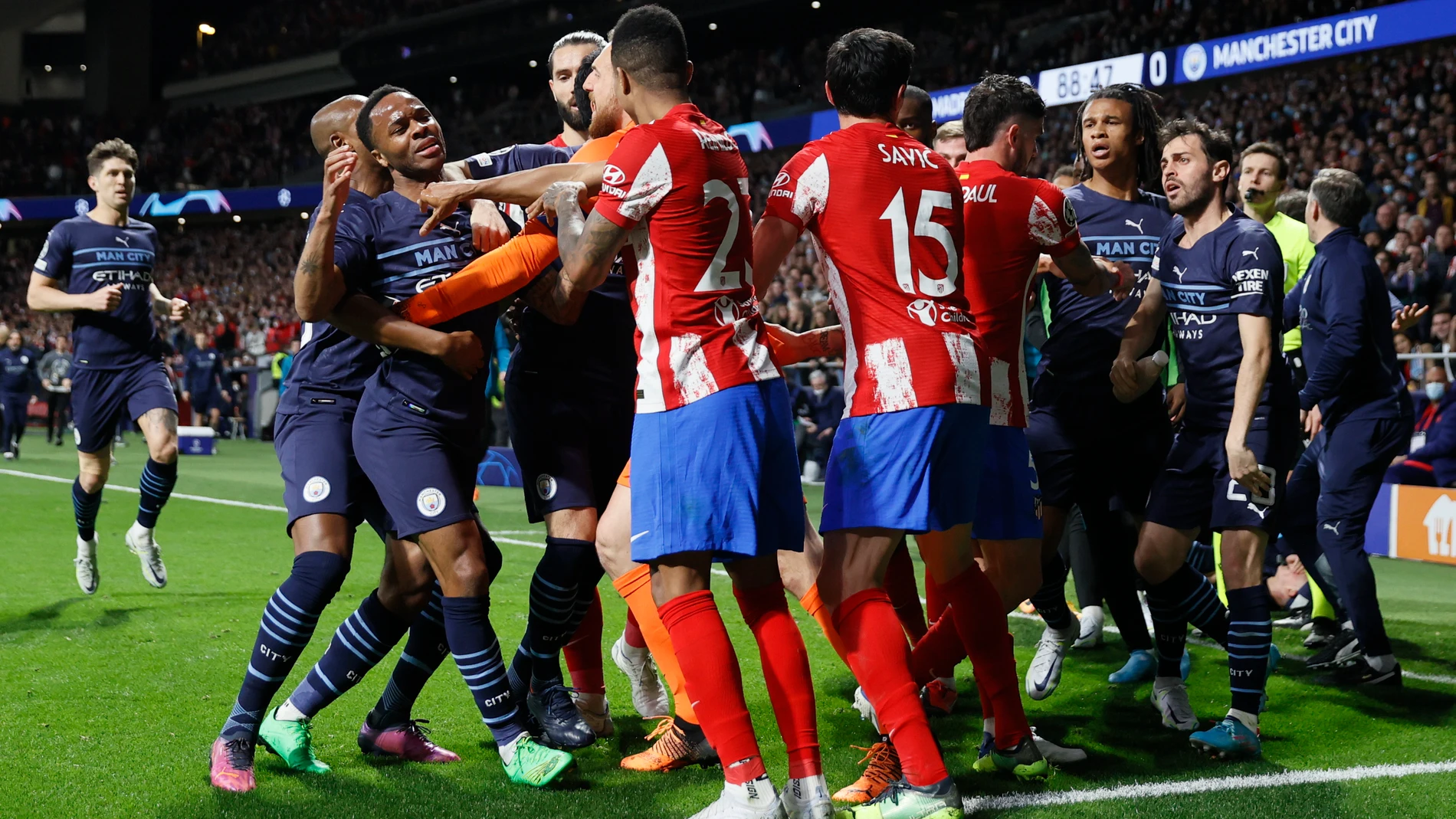 La gran pelea final en el Atlético de Madrid - Manchester City