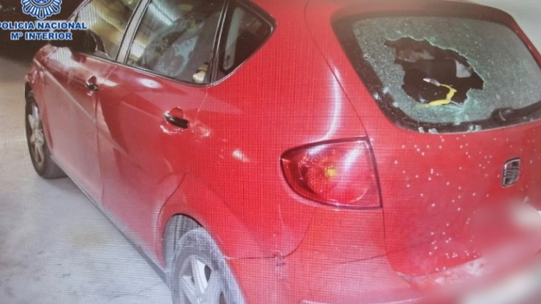 Estado del vehículo que recibió los impactos