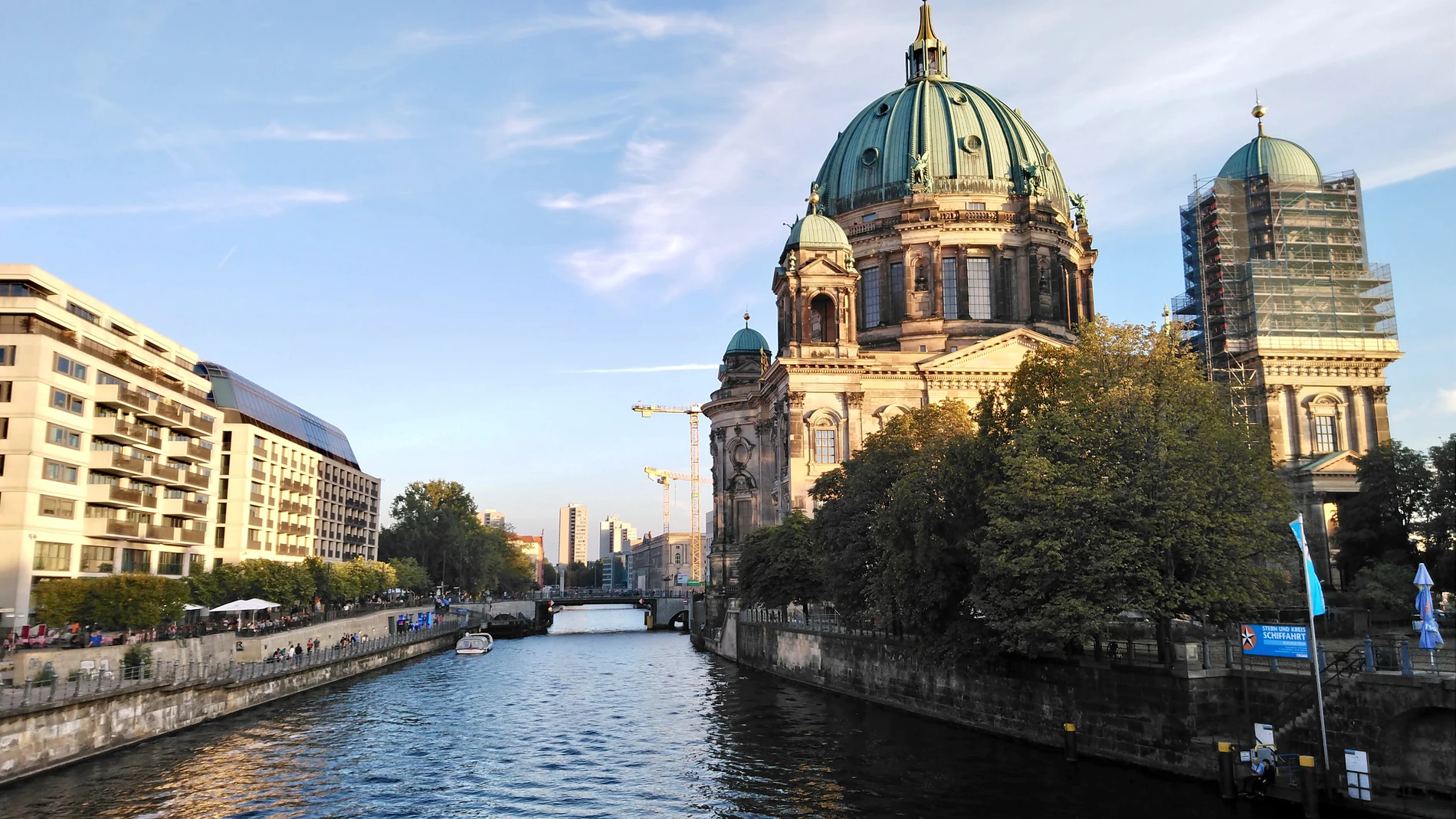 Vistas de la Catedral de Berlín situada en la Isla de los Museos