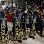 Los nazarenos de los Siete Dolores del Paso Azul de Lorca (Murcia)