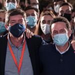 El coordinador autonómico de Cs Andalucía y vicepresidente de la Junta, Juan Marín y el vicesecretario general y portavoz nacional de Cs, Edmundo Bal en una imagen de archivo.