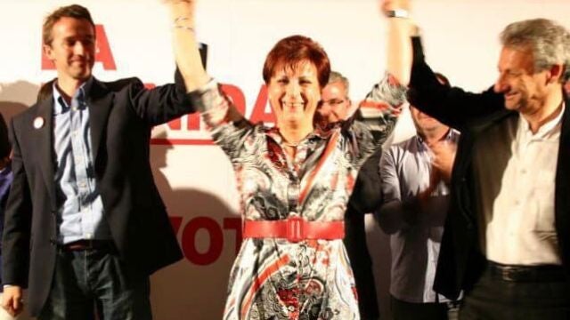 Imagen de Consuelo Sanz compartida por el PSPV de Castellón en Facebook