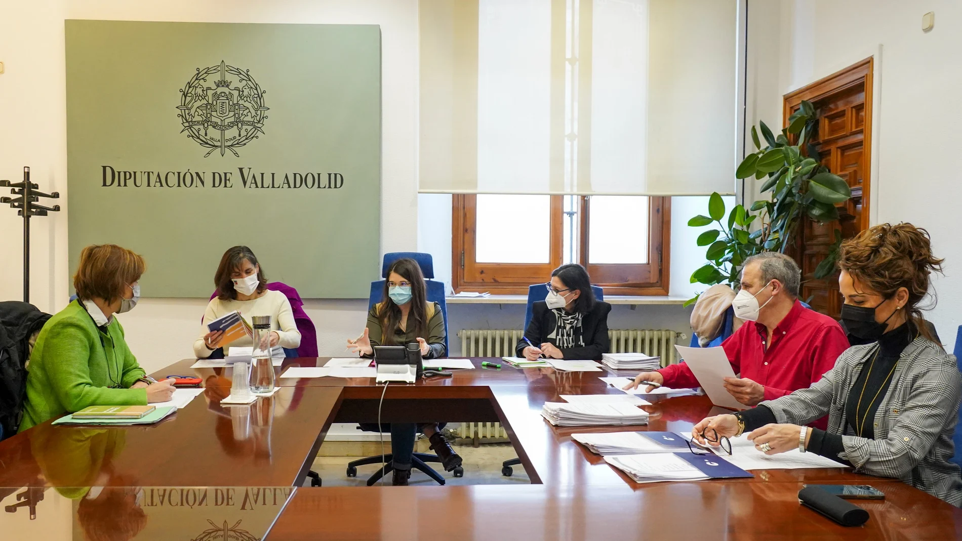 Jurado de la Diputación de Valladolid que dirimió los Premios Ecoempleo 2021