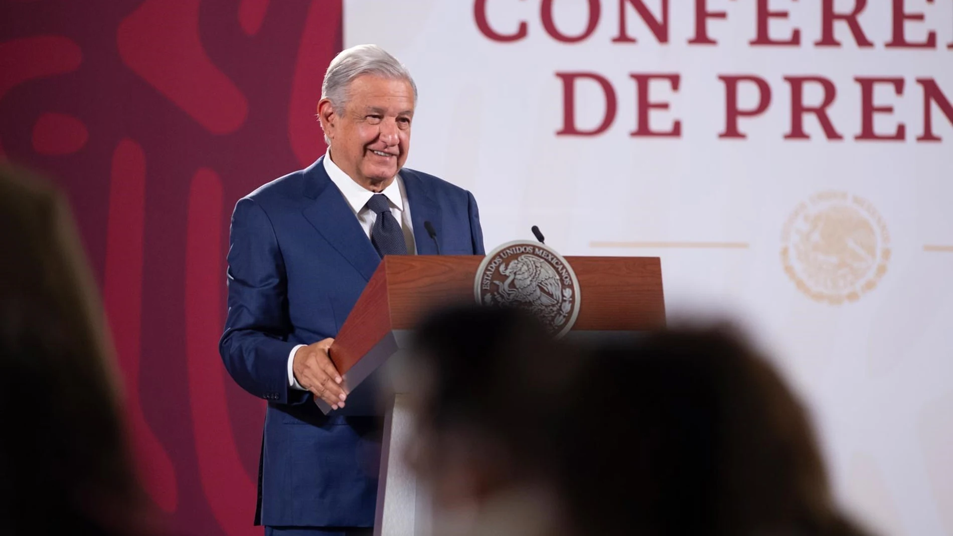 Mexican President Obrador press conference in Mexico City