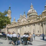 España ha recuperado el pulso turístico esta Semana Santa. En la imagen, Zaragoza