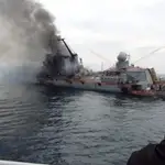  EEUU localizó el crucero de misiles Moskvá ruso y Ucrania lo hundió 