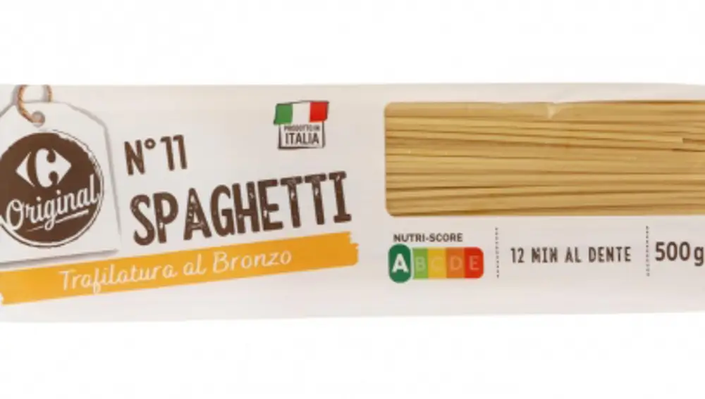 Espaguetis italianos Carrefour 500 g