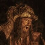 Alexander Skarsgård en "El hombre del norte" (Aidan Monaghan/Focus Features via AP)