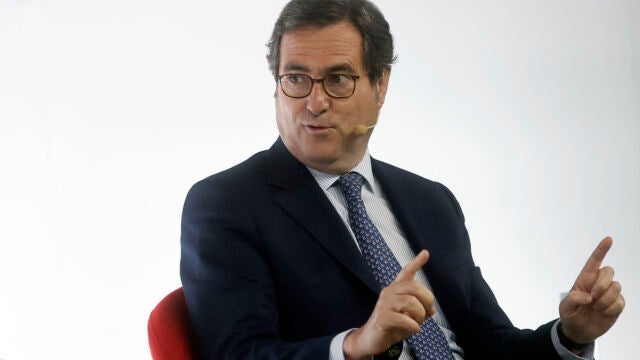 El presidente de la CEOE, Antonio Garamendi