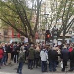 Concentración en la plaza del Caño Argales de Valladolid para que se retome el soterramiento de las vías