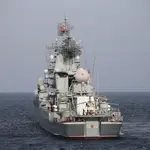 Imagen de archivo del buque &#39;Moskva&#39; ZHANG JIYE / XINHUA NEWS / CONTACTOPHOTO 22/04/2022 ONLY FOR USE IN SPAIN