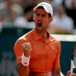 Djokovic celebra su victoria ante Khachanov
