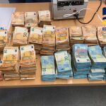 La organización criminal tenía mucha cantidad de dinero en efectivo