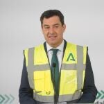 El presidente de la Junta de Andalucía, Juanma Moreno