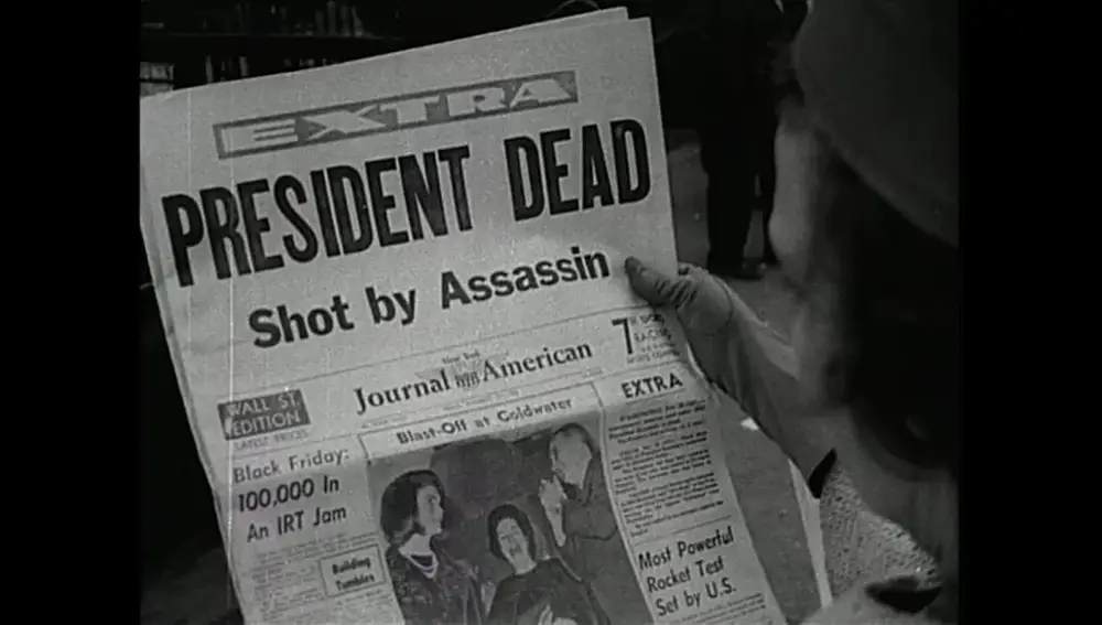 Fotograma de la película sobre JFK de Oliver Stone