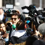 Luis Medina, a su llegada al Juzgado de Instrucción número 47 de Madrid el pasado lunes para declarar como investigado