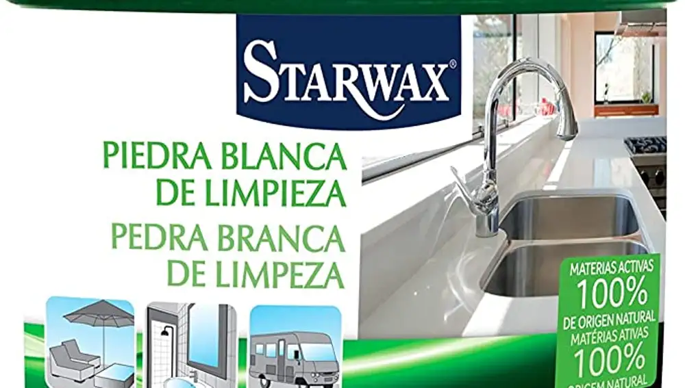 Starwax Piedra Blanca de Limpieza, 375gr. — Perfumería Matilla
