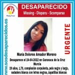 Se busca a una mujer de 29 años desaparecida en Caravaca de la Cruz
