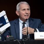 El doctor Anthony Fauci, durante su intervención de hoy en el Senado de EE UU