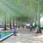 Recreación del nuevo espacio vecinal, de más de 1 kilómetro de longitud