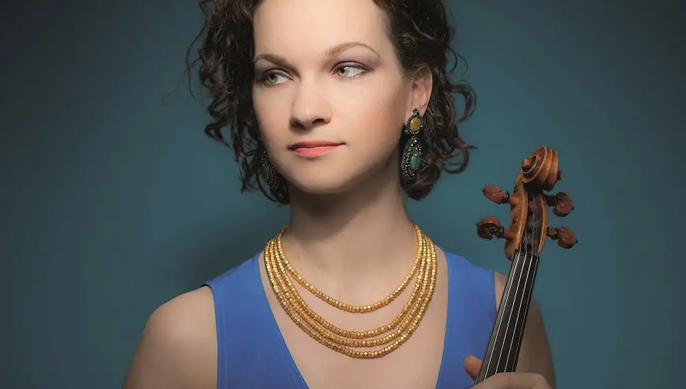 La violinista Hilary Hahn