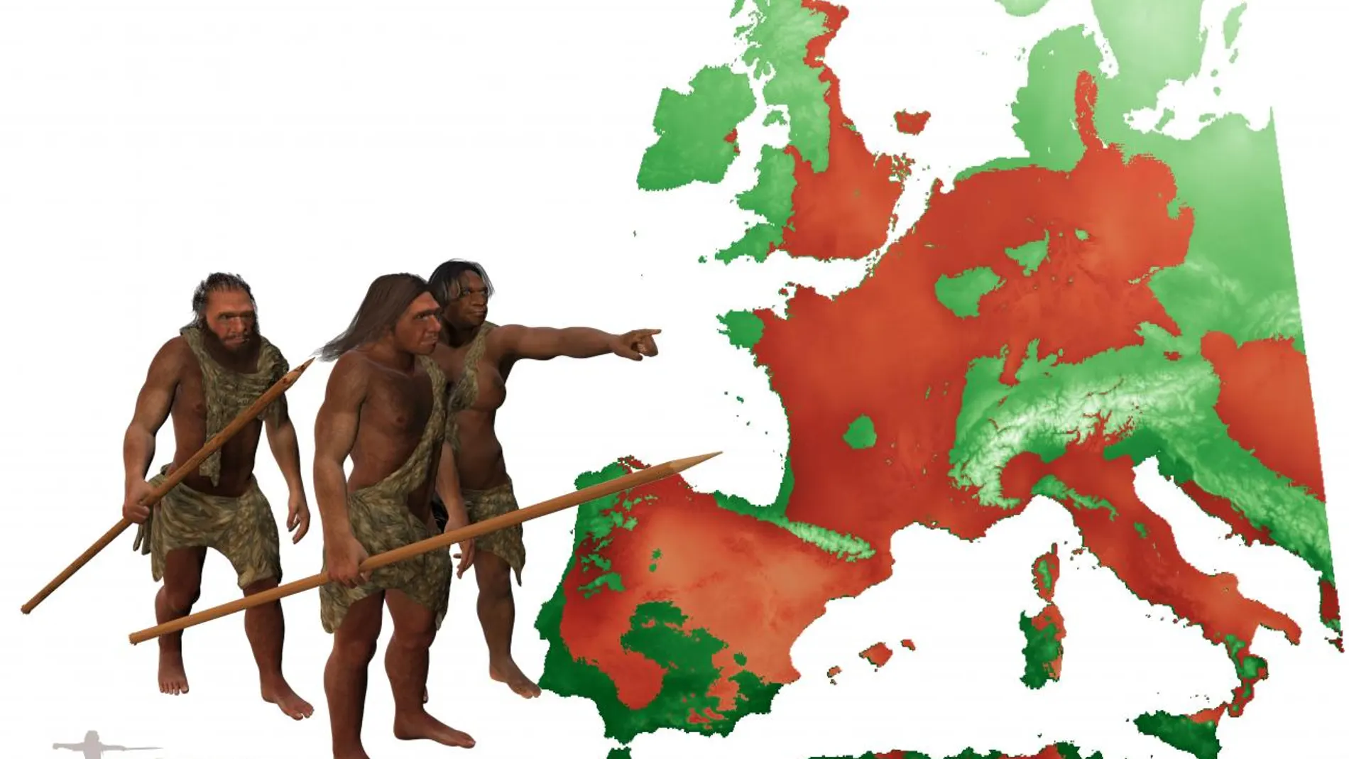 La población europea del Pleistoceno medio pudo alcanzar los 25.000 individuos