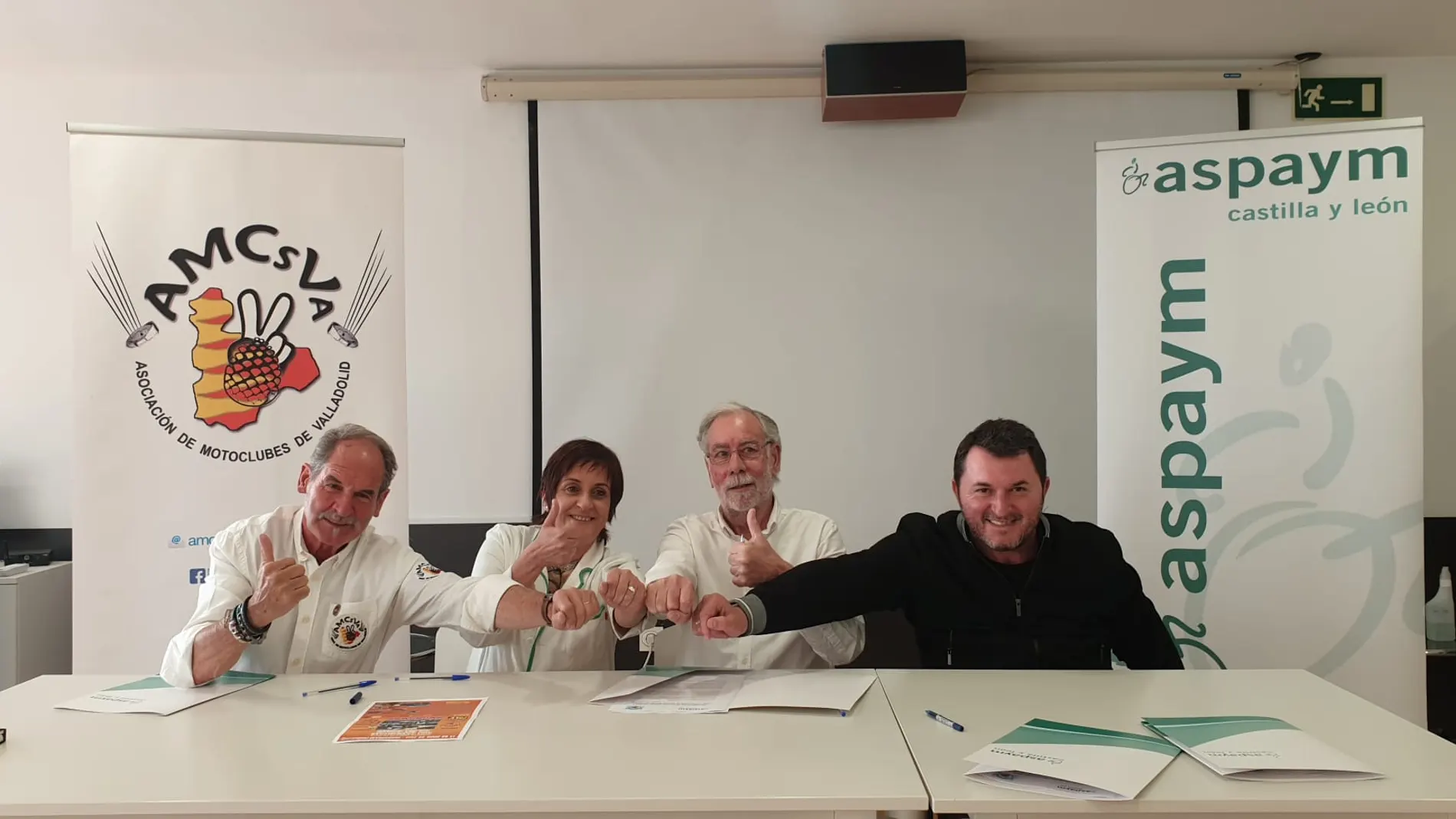 ASPAYM Castilla y León y Asociación de Motoclubes de Valladolid suscriben el acuerdo de colaboración