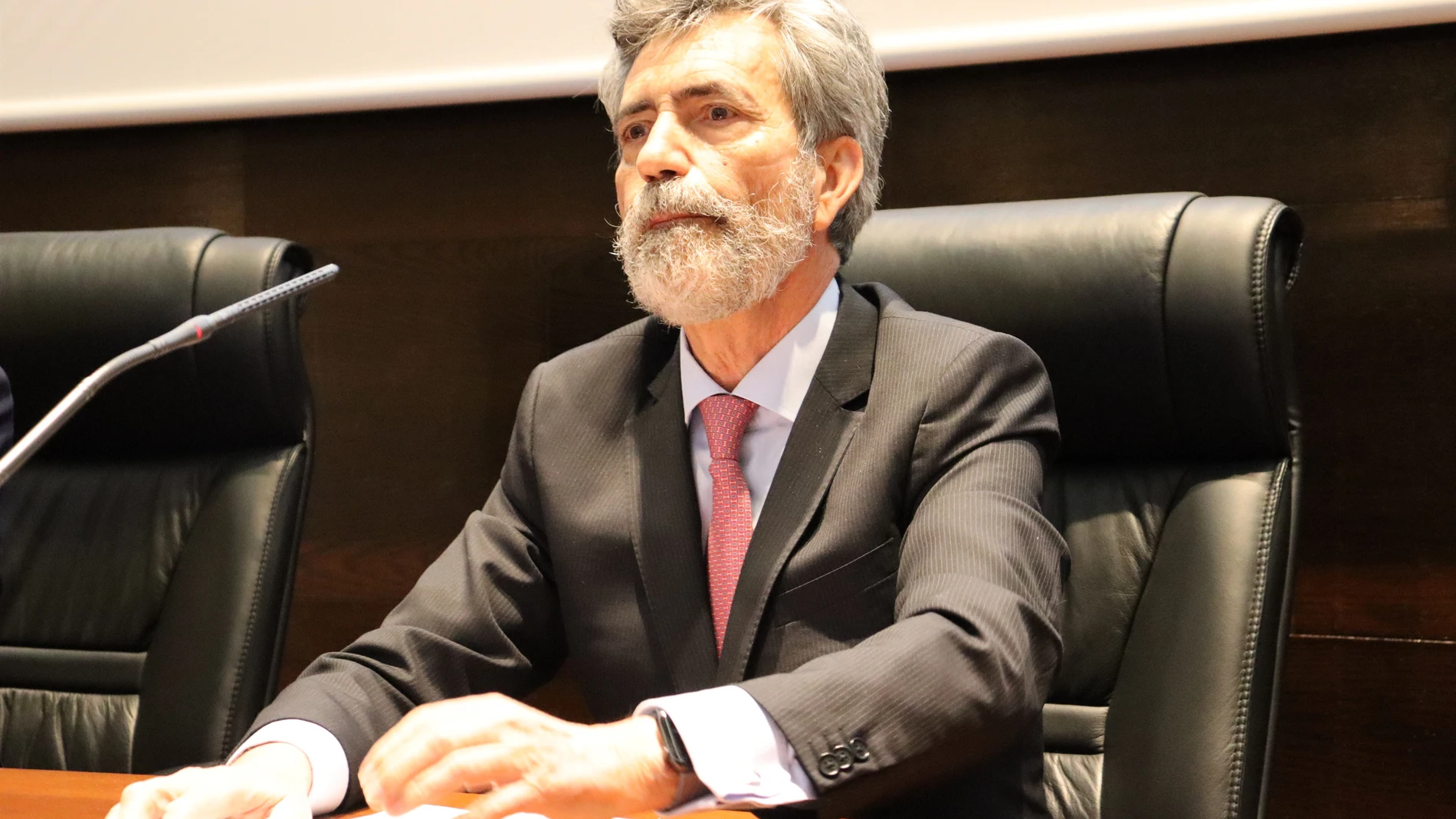 El presidente del Tribunal Supremo y del Consejo General del Poder Judicial, Carlos Lesmes 29/04/2022