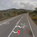 El accidente ocurrió en este punto de la A-372