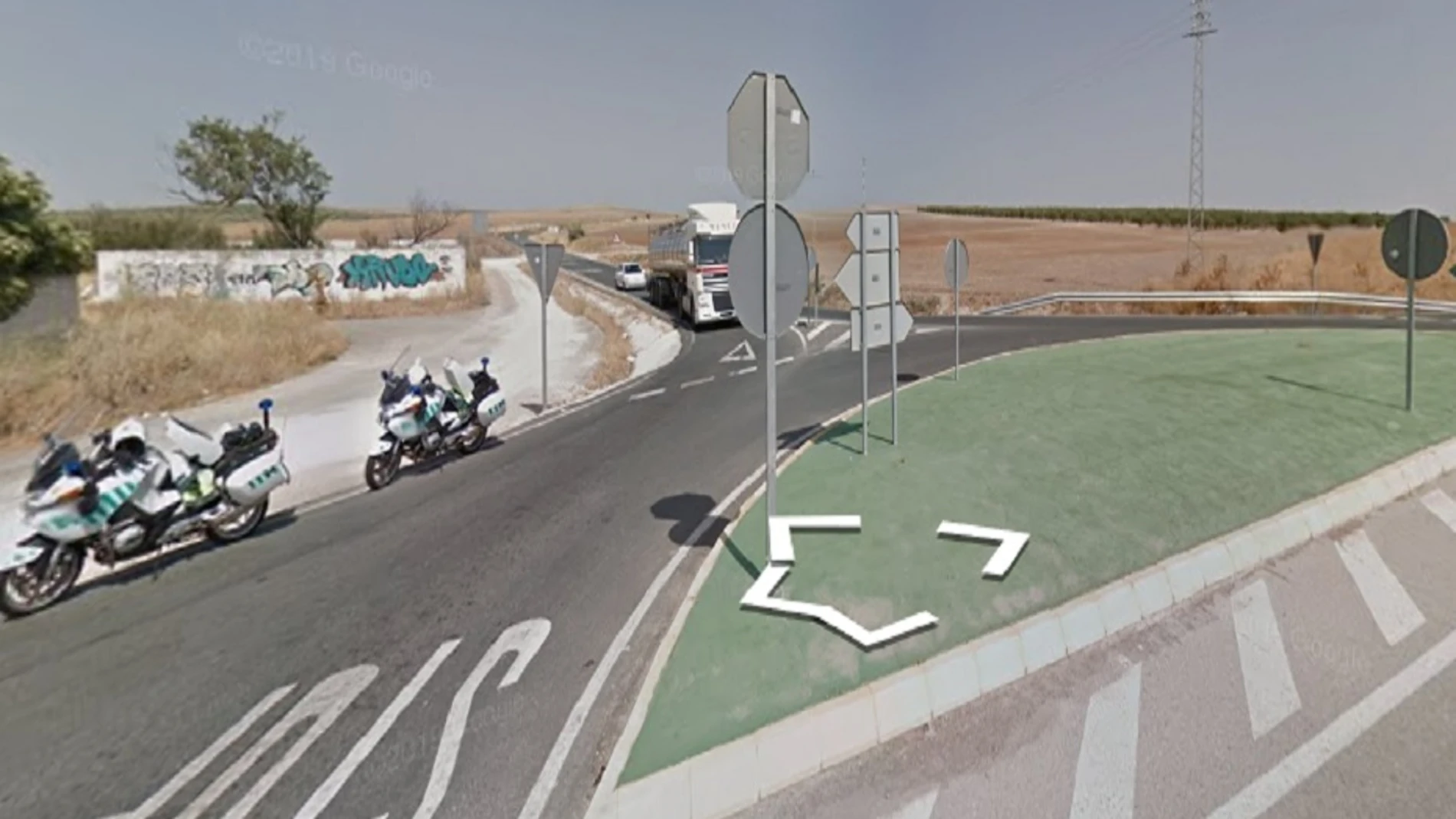 Punto donde ocurrió el trágico accidente