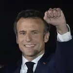 Emmanuel Macron. presidente de Francia (AP Photo/Christophe Ena)