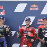 Bagnaia, Quartaro y Aleix formarán la primera línea de salida en el Gran Premio de España en Jerez