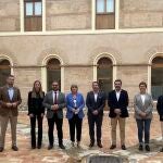 Reunión de alcaldes de la Red de Conjuntos Históricos de la Región de Murcia celebrada en Mula