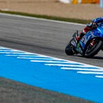 Álex Rins, en el GP de España en Jerez