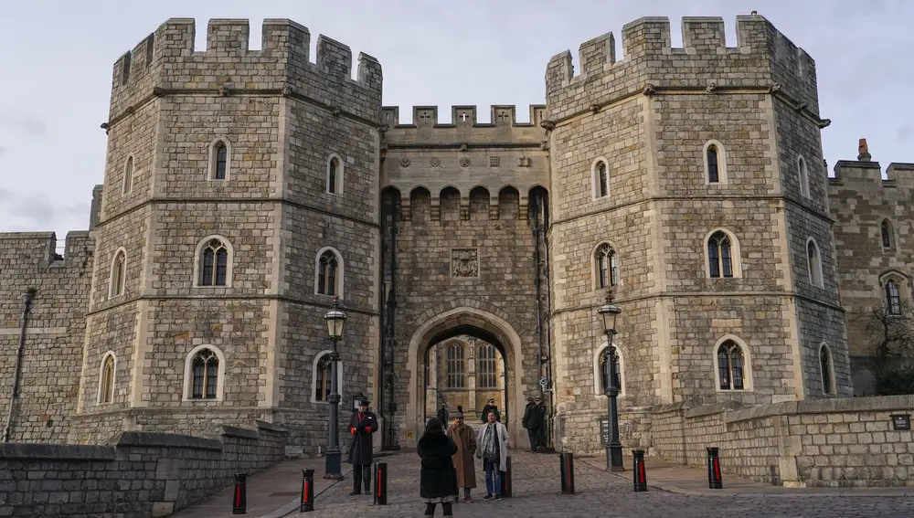 Fachada del castillo de Windsor. (AP Photo/Alberto Pezzali, File)