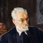 Miguel de Unamuno retratado por Maurice Fromkes.