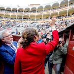 Isabel Díaz Ayuso asiste a la corrida Goyesca que se celebra en la plaza de toros de las Ventas, a 2 de mayo de 2022, en Madrid (España) TOROS;PLAZA Jose Velasco / Europa Press 02/05/2022